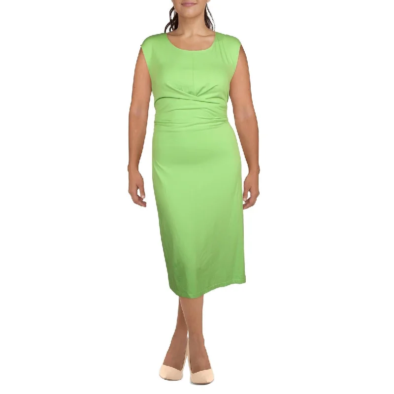 Deal of the Day Lauren Ralph Lauren Womens Knit Sleeveless Midi Dress