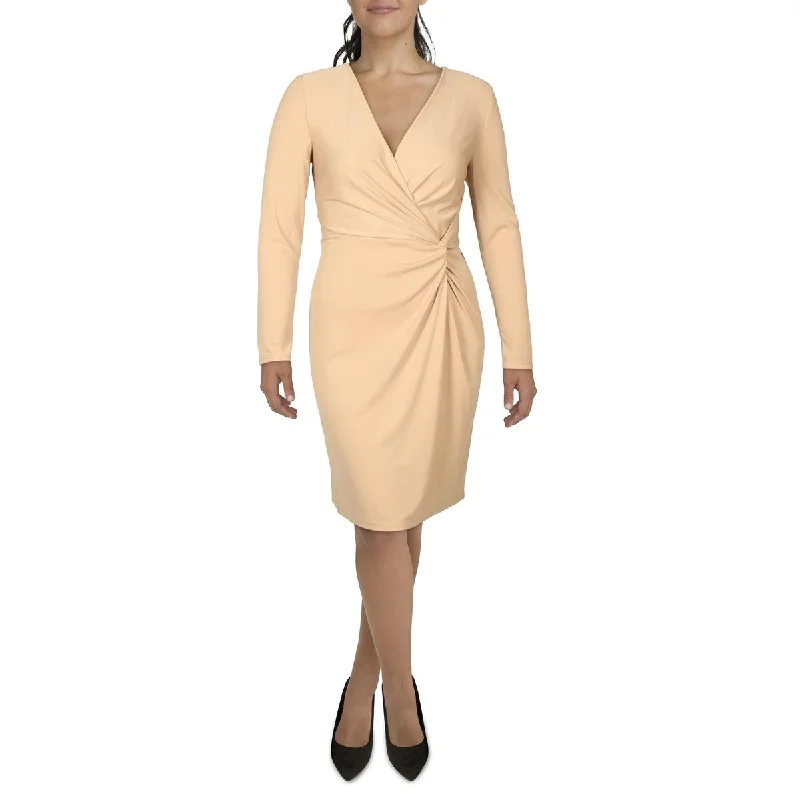 Discount Days Lauren Ralph Lauren Womens Office Professional Wrap Dress