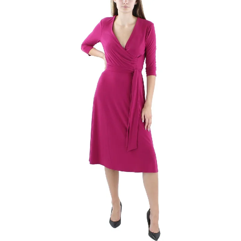 Anniversary Sale Lauren Ralph Lauren Womens Pleated Jersey Maxi Dress