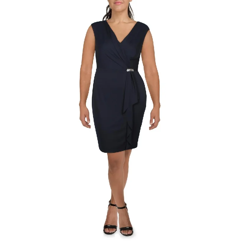 Referral Discount Lauren Ralph Lauren Womens Semi-Formal Above-Knee Shift Dress