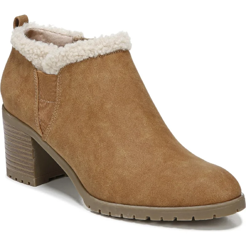 Massive Deals LifeStride Womens Marilyn Faux Leather Ankle Booties