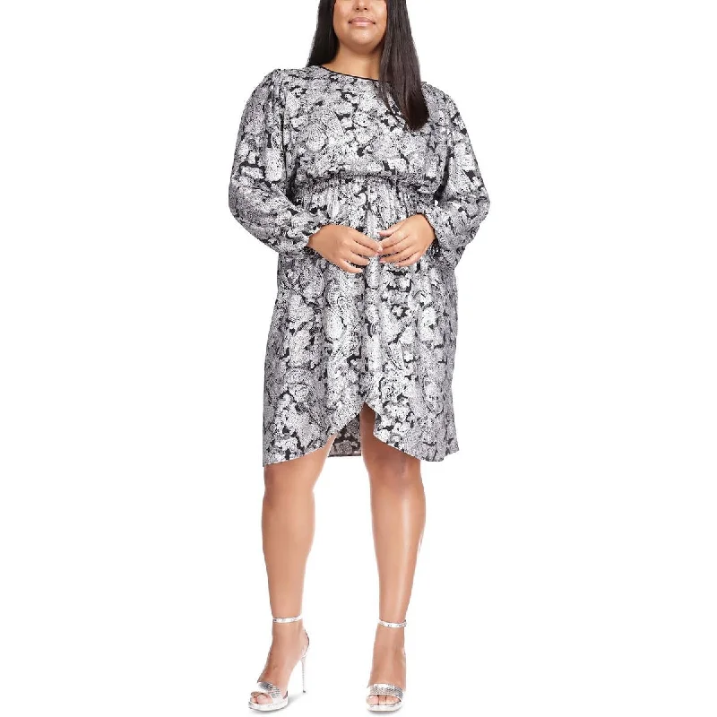 Can't Be Beat MICHAEL Michael Kors Womens Paisley Knee-Length Cocktail and Party Dress