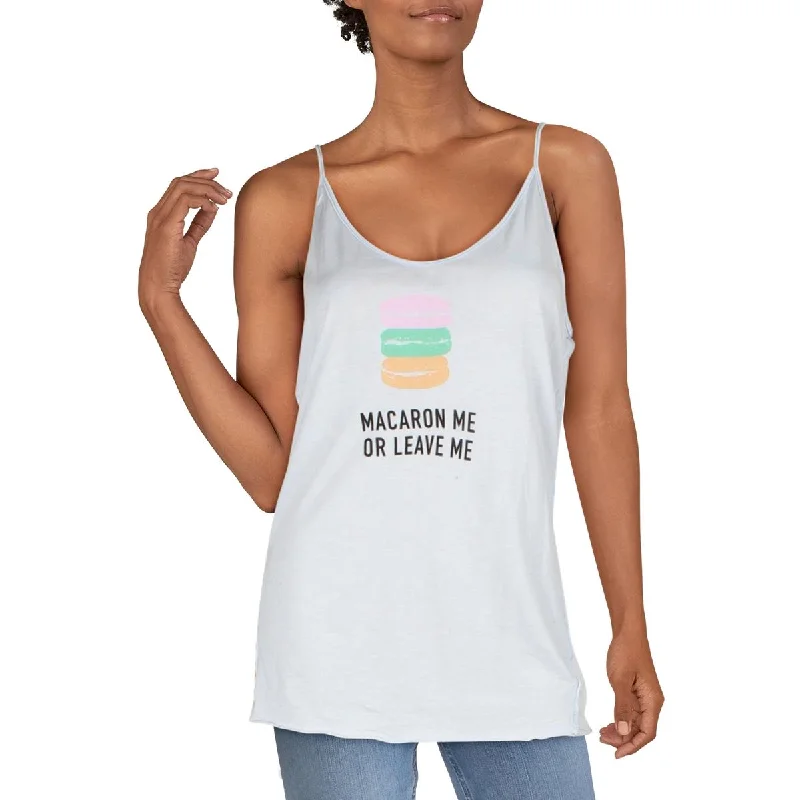 Online Only Michelle by Comune Womens Let's Roll Graphic Sleeveless Tank Top