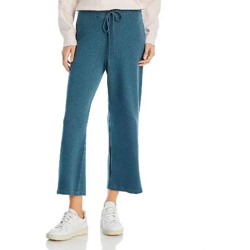 Amazing Deals Monrow Womens Crop Knit Wide Leg Pants