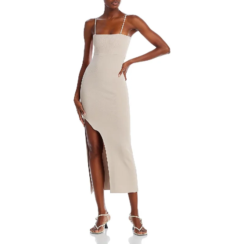 Early Access Mother of All Womens Side Slit Knit Maxi Dress
