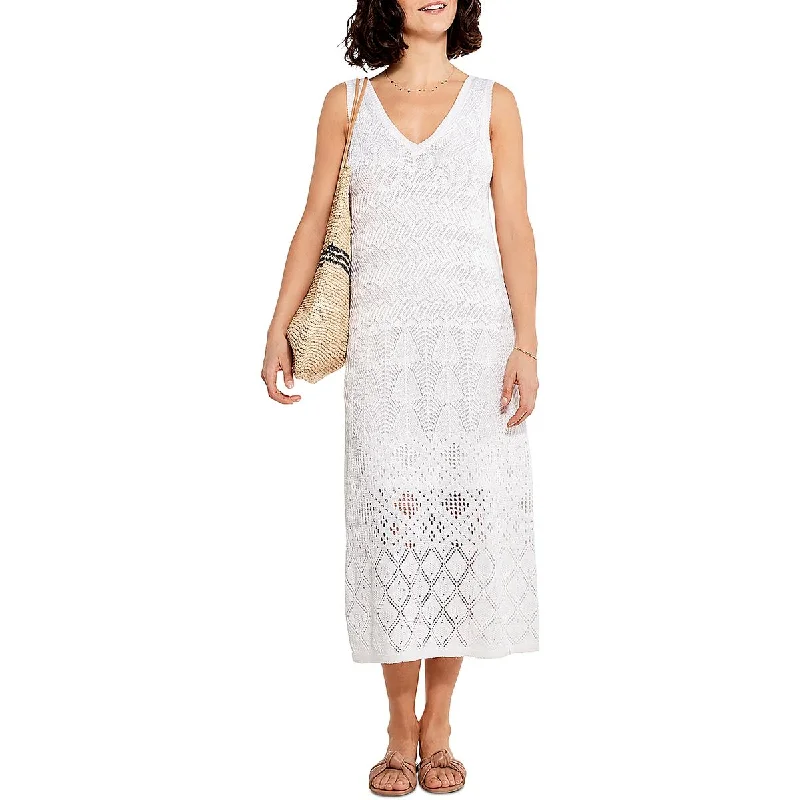 Extra Discounts Nic + Zoe Womens Crochet Midi Sundress