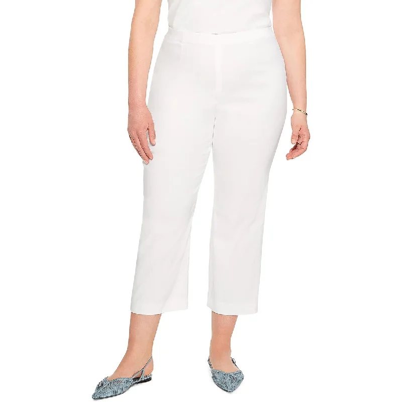 Bargain Prices Nic + Zoe Womens Plus Wonderstreet Solid Stretch Wide Leg Pants