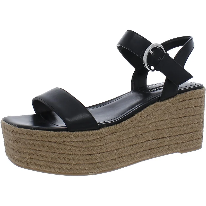 Unmissable Offer Nine West Womens Faux Leather Open Toe Espadrilles