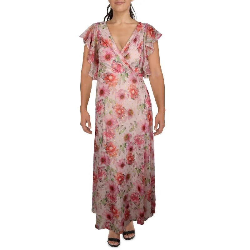 Unmissable Offer NW Nightway Womens Chiffon Floral Evening Dress