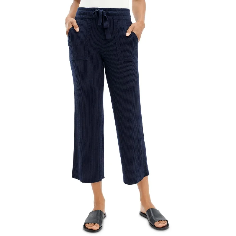 Flash Sale Splendid Womens Georgie Ribbed Pocket Wide Leg Pants