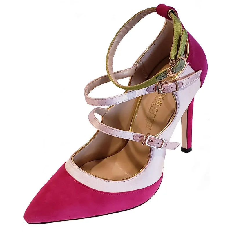 Daily Specials Things II Come Womens Jackiee Suede Strappy Pumps