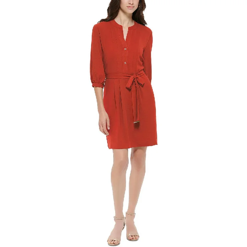Unbeatable Prices Tommy Hilfiger Womens Pleated  Mini Dress