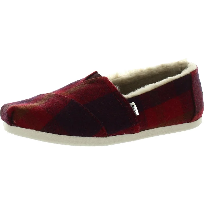 Price Break Toms Womens Alpargata Slip On Wool Blend Moccasins