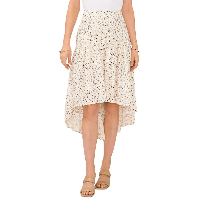 Price Drop Vince Camuto Womens Metallic Cotton High-Low