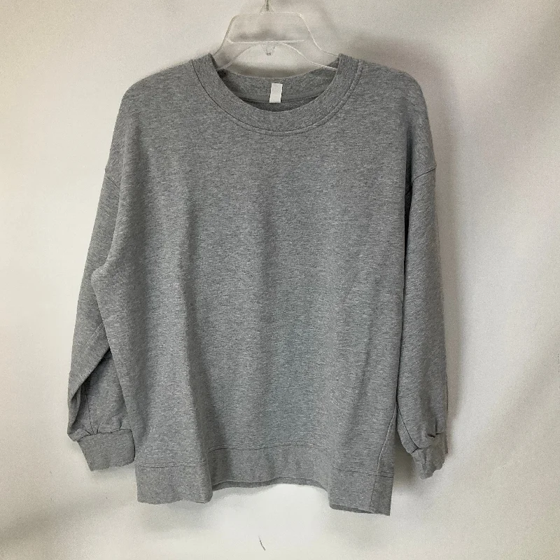 Best Bargains Athletic Sweatshirt Crewneck By Lululemon In Grey, Size: 6