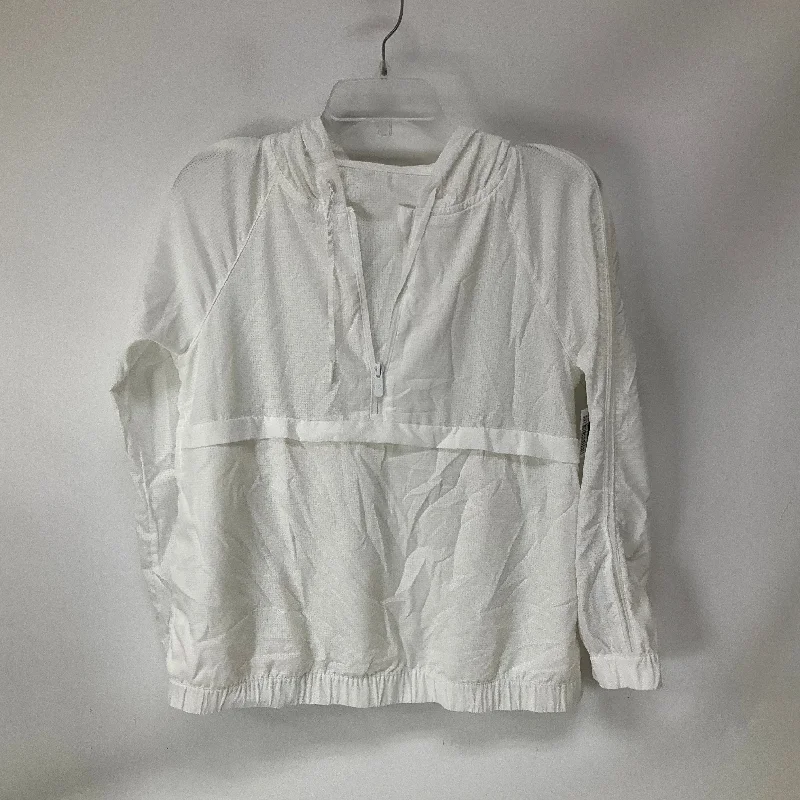 Stock Up and Save Athletic Sweatshirt Hoodie By Lululemon In White, Size: 8