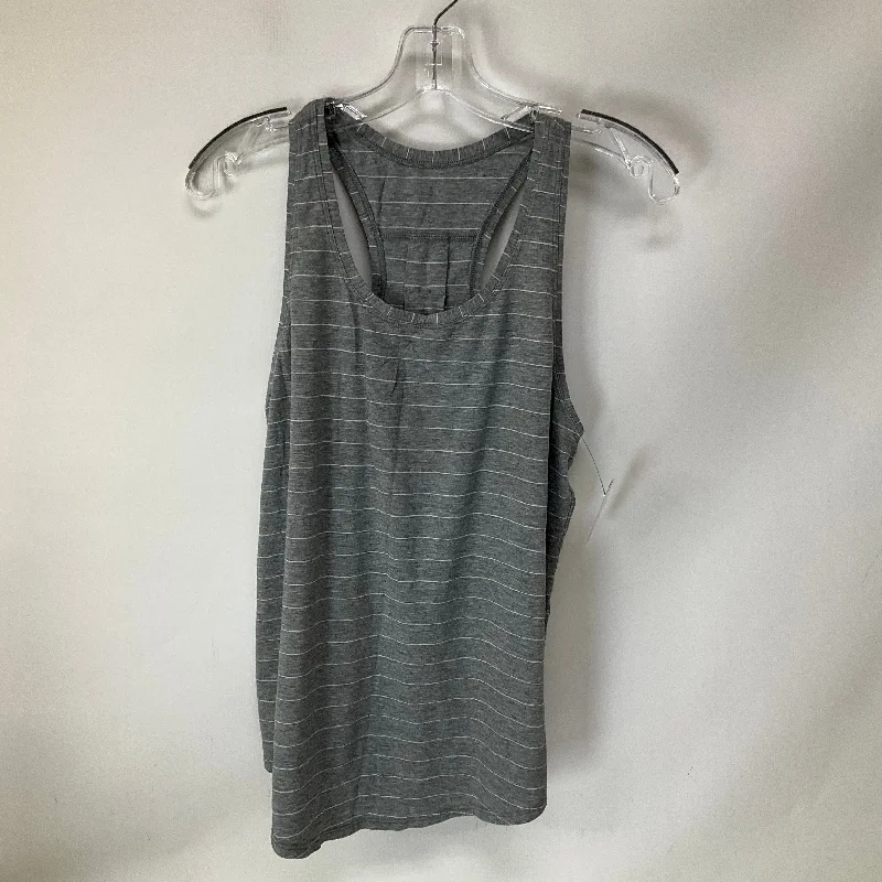 Discount Deals Athletic Tank Top By Lululemon In Grey, Size: 12
