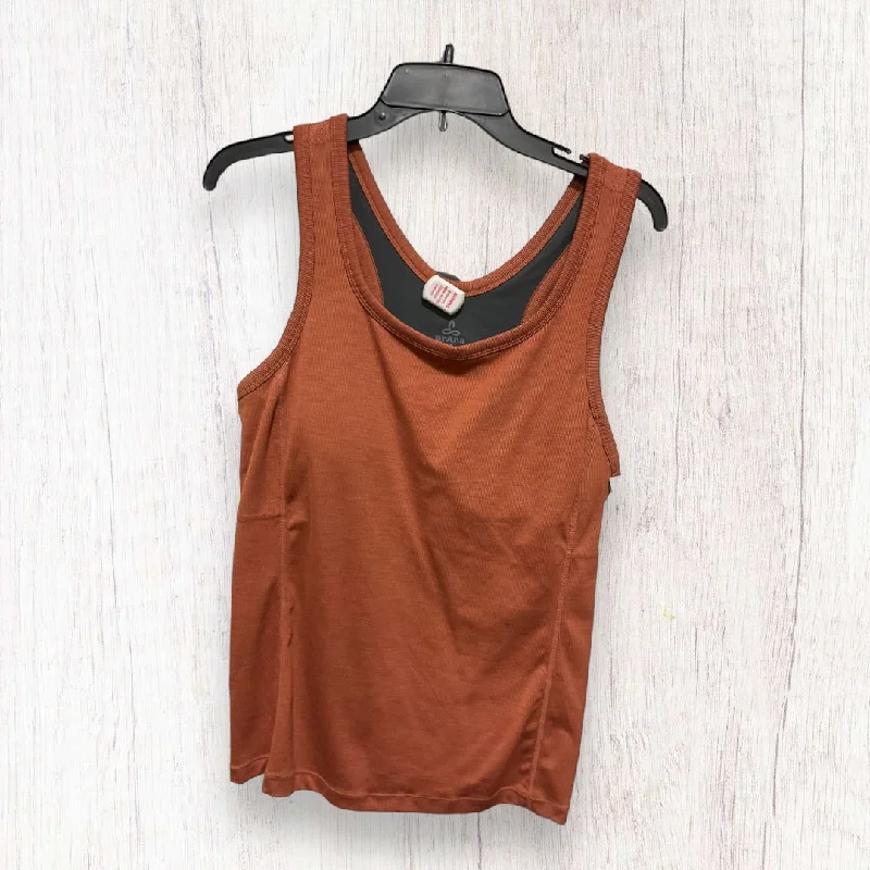 Deal of the Day Athletic Tank Top By Prana In Orange, Size: Xl