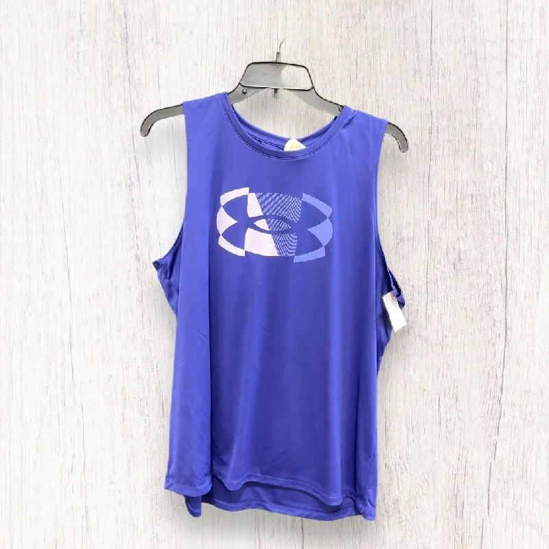 Final Clearance Athletic Tank Top By Under Armour In Blue, Size: L