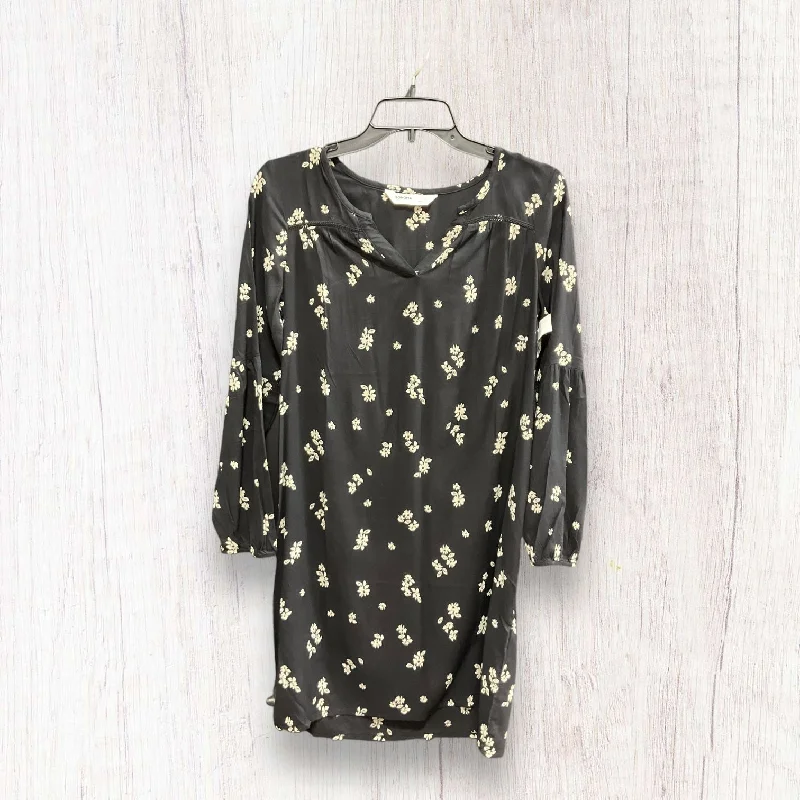Buy More, Save More Black Floral Top Long Sleeve Sonoma, Size Xs
