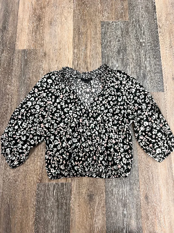 Friends and Family Sale Blouse Long Sleeve By Sanctuary In Black, Size: S