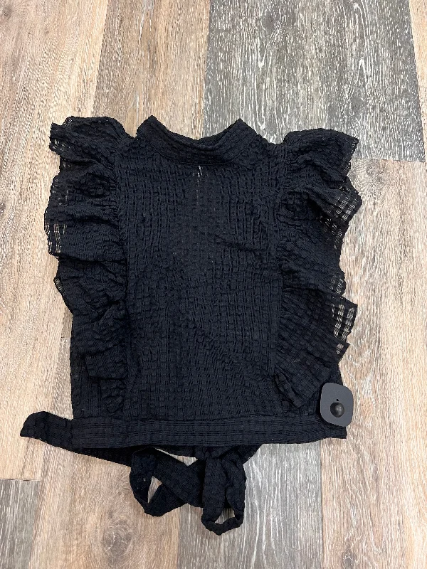 Early Access Blouse Short Sleeve By Maeve In Black, Size: Xxs