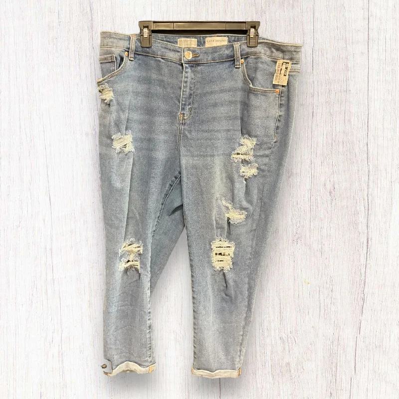Mega Sale Blue Denim Jeans Boyfriend Lane Bryant, Size 18