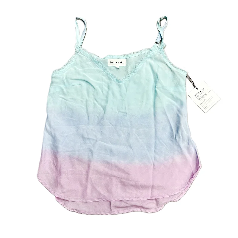 Season Finale Sale Blue & Purple Top Sleeveless By Bella Dahl, Size: Xs