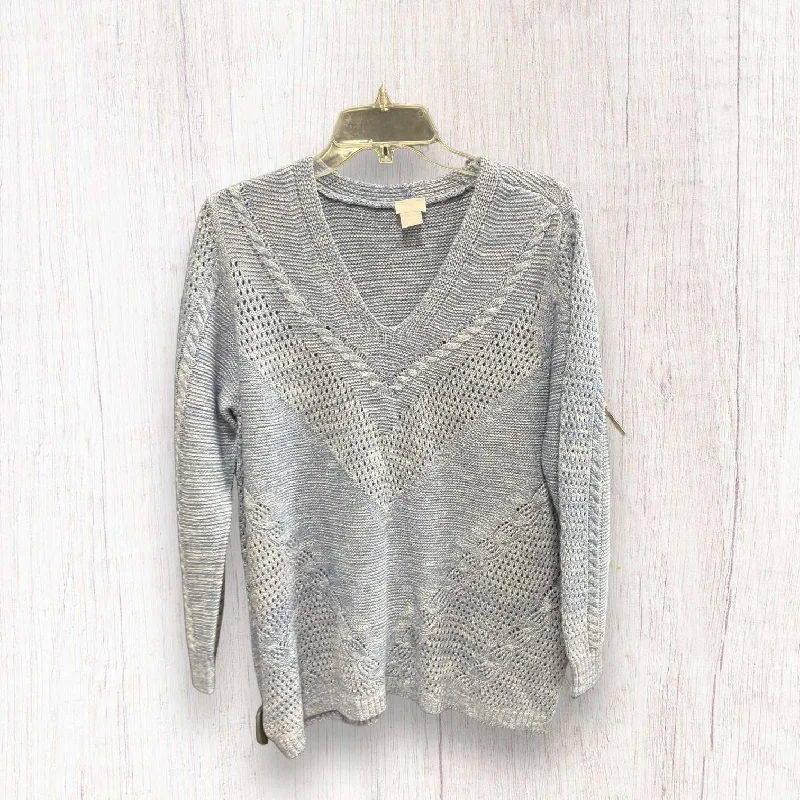 Deep Discounts Blue Sweater Chicos, Size L