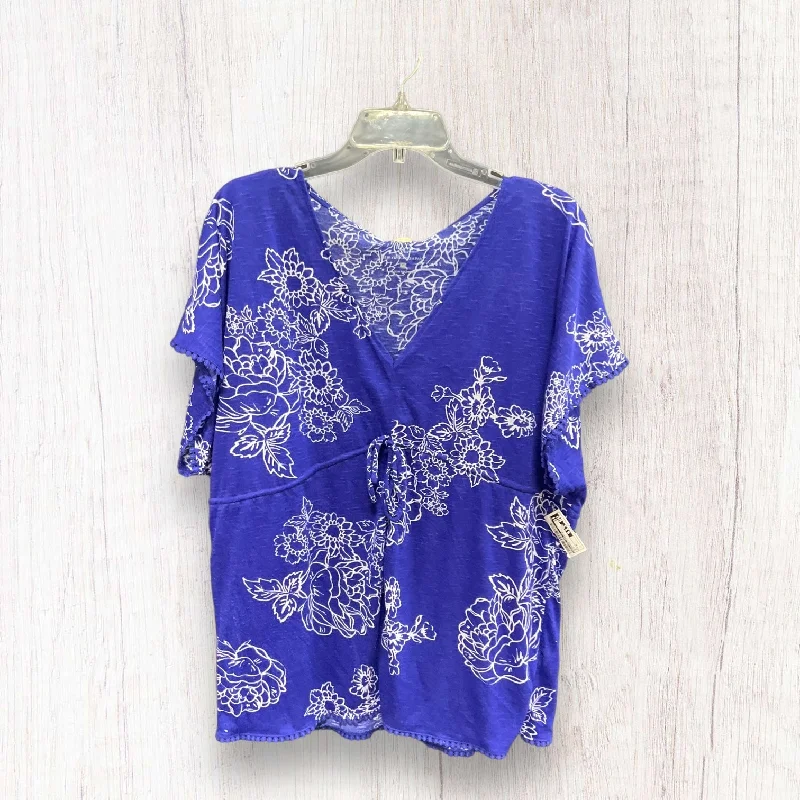 Major Savings Blue Swimwear Cover-up New York And Co, Size M