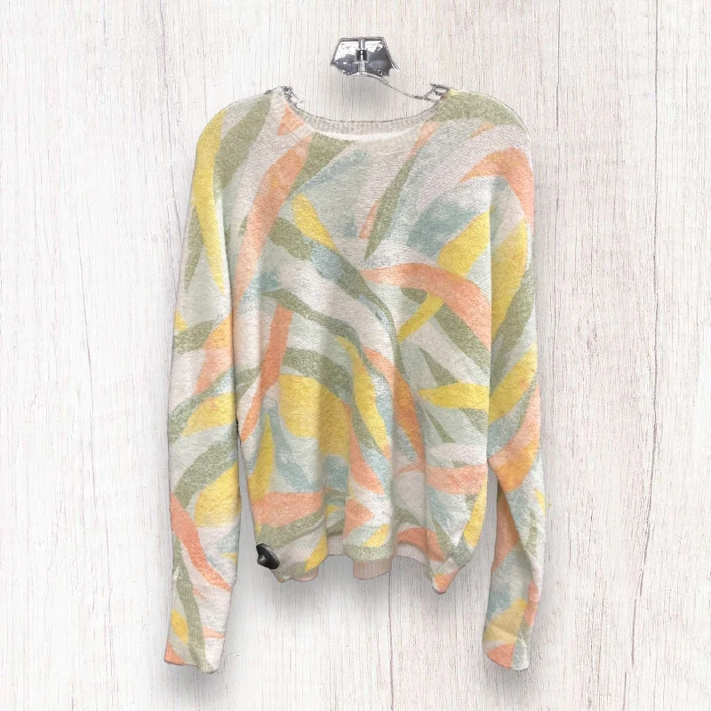 Season Finale Sale Green & Orange Sweater Rachel Zoe, Size M