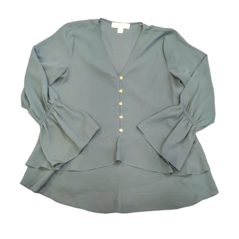 Exclusive Offers Green Top Long Sleeve By Michael Kors, Size: Xs