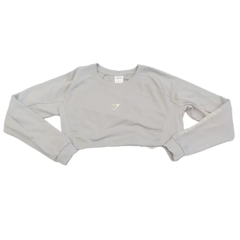 Must-Have Deals Grey Sweatshirt Crewneck By Gym Shark, Size: L