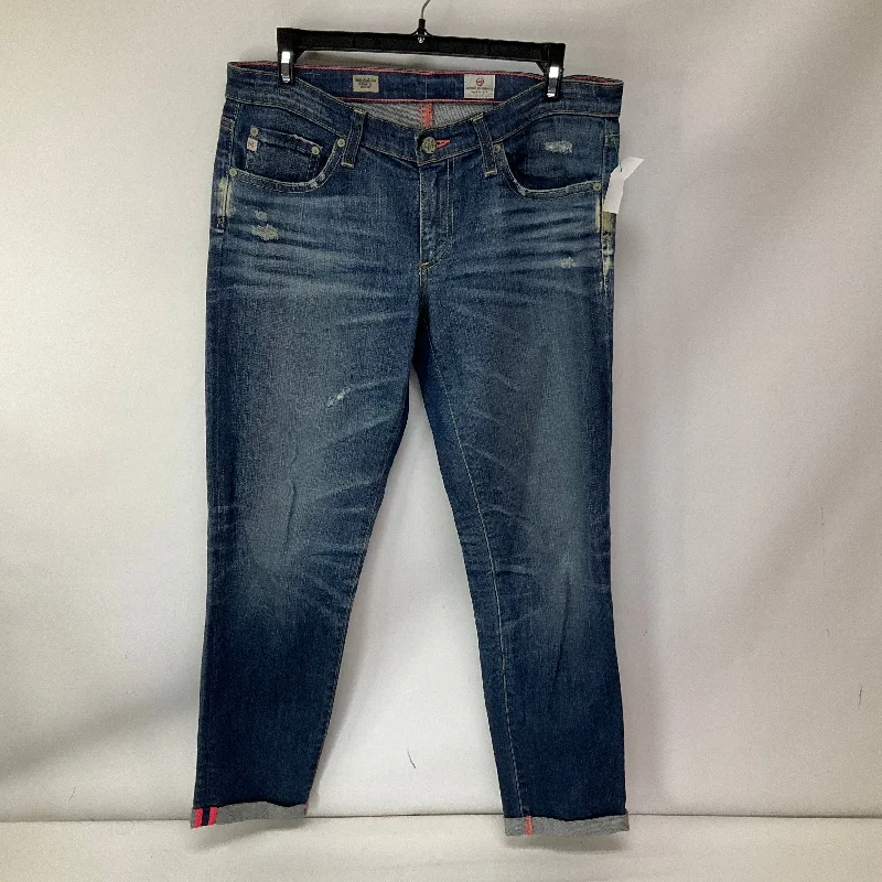 Online Specials Jeans Boyfriend By Adriano Goldschmied In Blue Denim, Size: 8