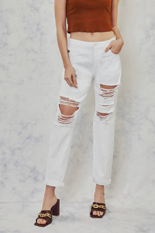 Huge Discounts Kan Can White Mom Fit Jeans