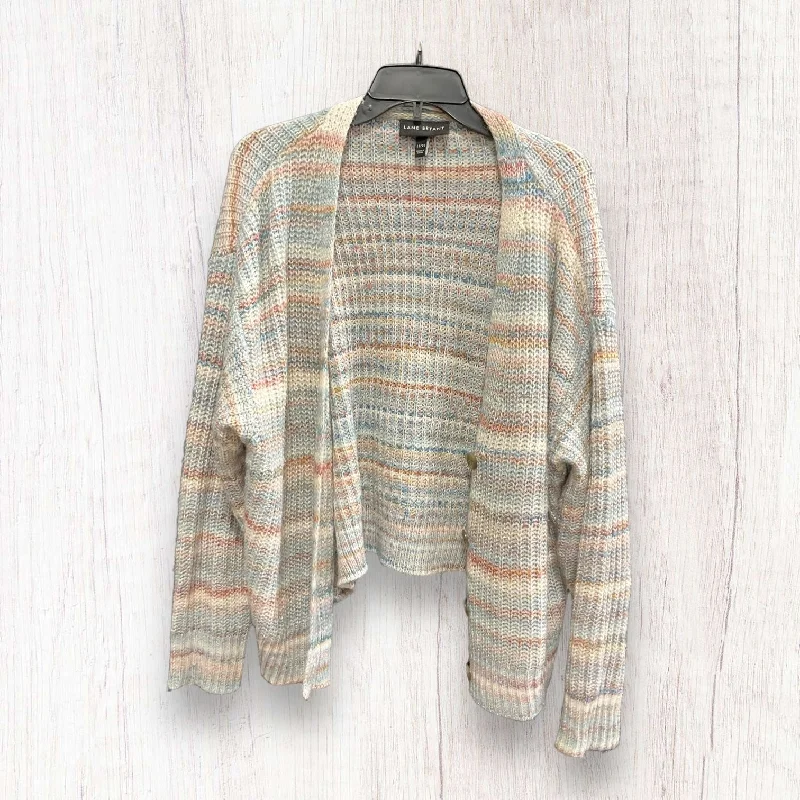 Shop and Save Multi-colored Sweater Cardigan Lane Bryant, Size 1x