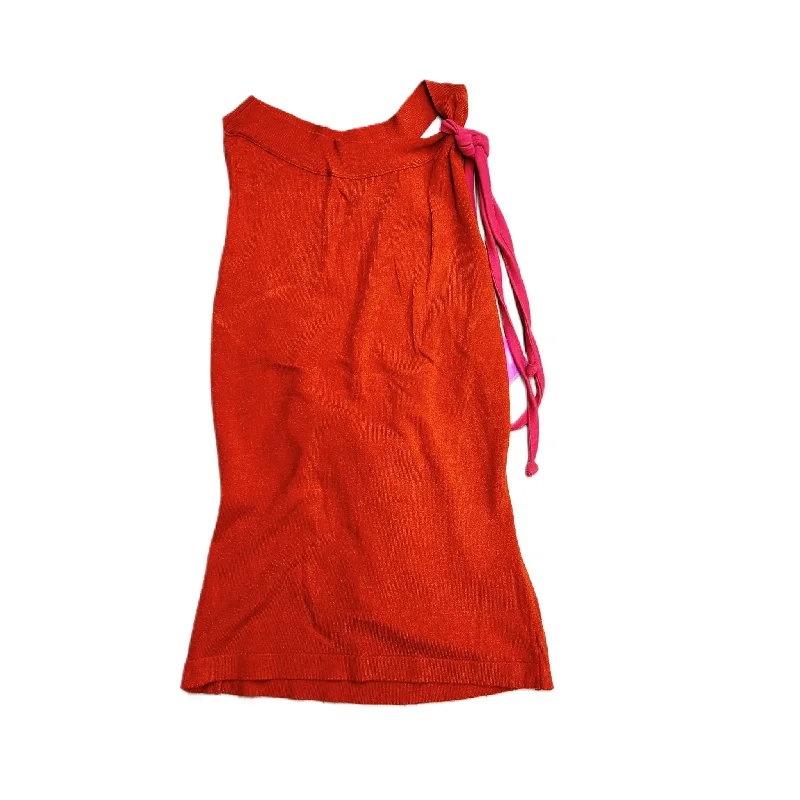 Savings Bonanza Orange Top Sleeveless Luxury Designer By Dolce And Gabbana Size: Xs