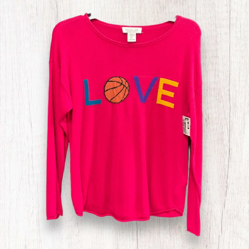 Closeout Pink Sweater Rachel Zoe, Size M
