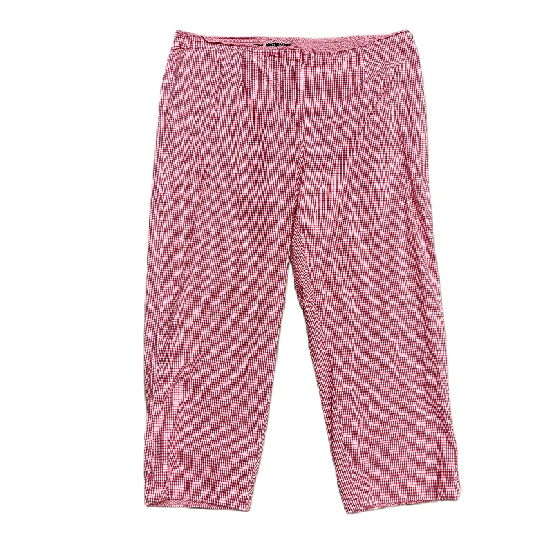 Loyalty Reward Red & White Pants Other By Talbots, Size: 20
