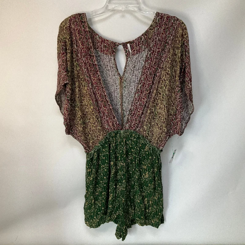 Online Exclusive Romper By Free People In Green, Size: M