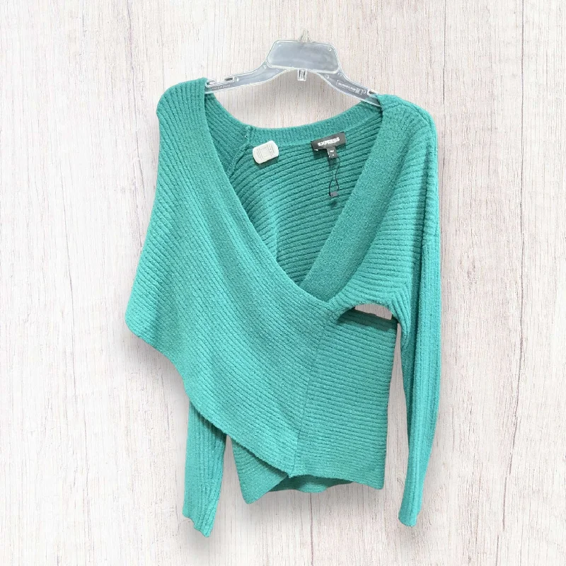 Price Break Sweater By Express In Green, Size: M