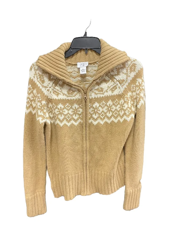 Discount Deals Sweater By Loft In Tan & White, Size: M