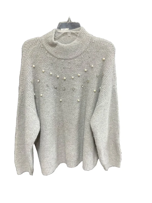 Markdowns Sweater By Maurices In Grey, Size: 1x