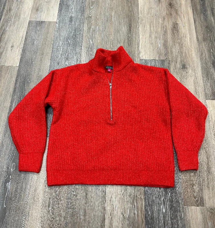 Weekend Flash Sale Sweater By Vince Camuto In Red, Size: M
