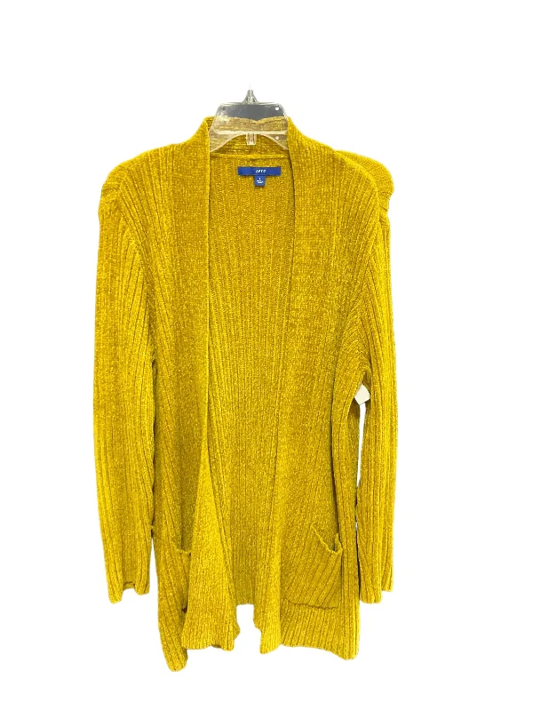 Bargain Prices Sweater Cardigan By Apt 9 In Chartreuse, Size: Onesize