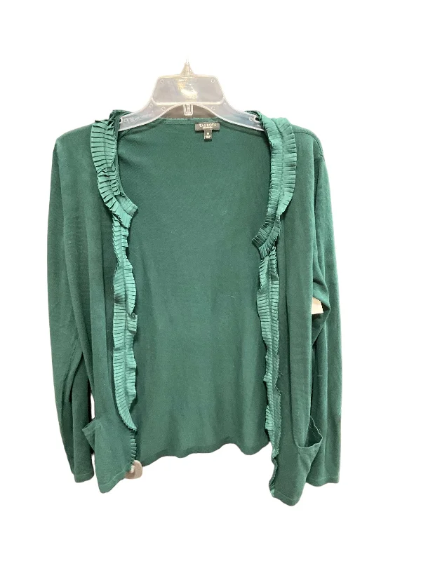 Extra Savings Sweater Cardigan By Talbots In Green, Size: M