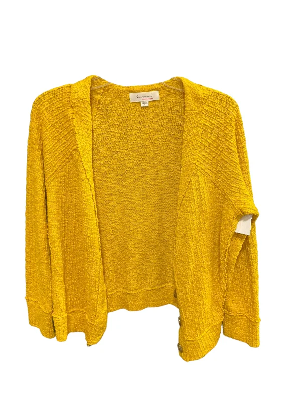 Low Prices Sweater Cardigan By Vince Camuto In Yellow, Size: S
