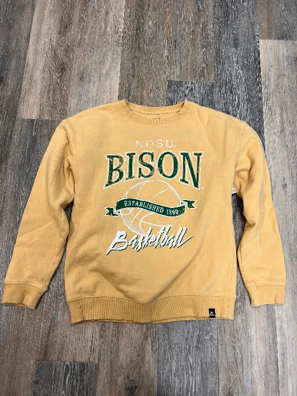 Midnight Madness Sweatshirt Crewneck By GAMEDAY Social In Gold, Size: S