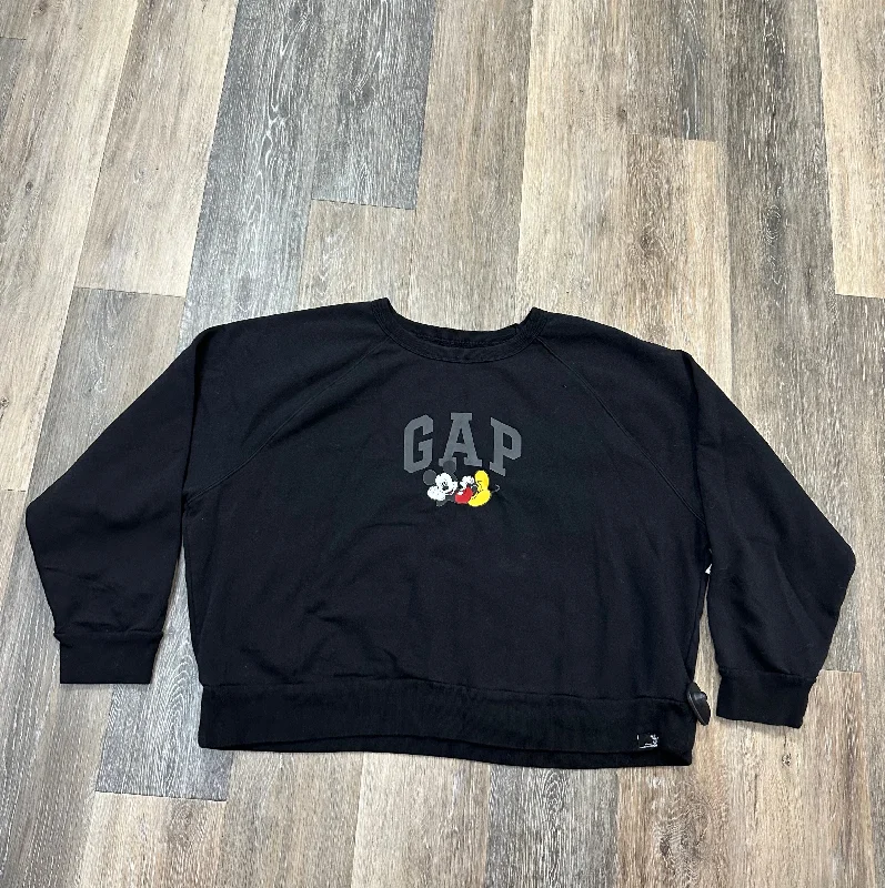 Massive Deals Sweatshirt Crewneck By Gap In Black, Size: Xxl