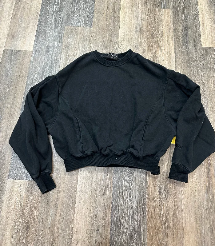 Year-End Clearance Sweatshirt Crewneck By Popflex In Black, Size: S